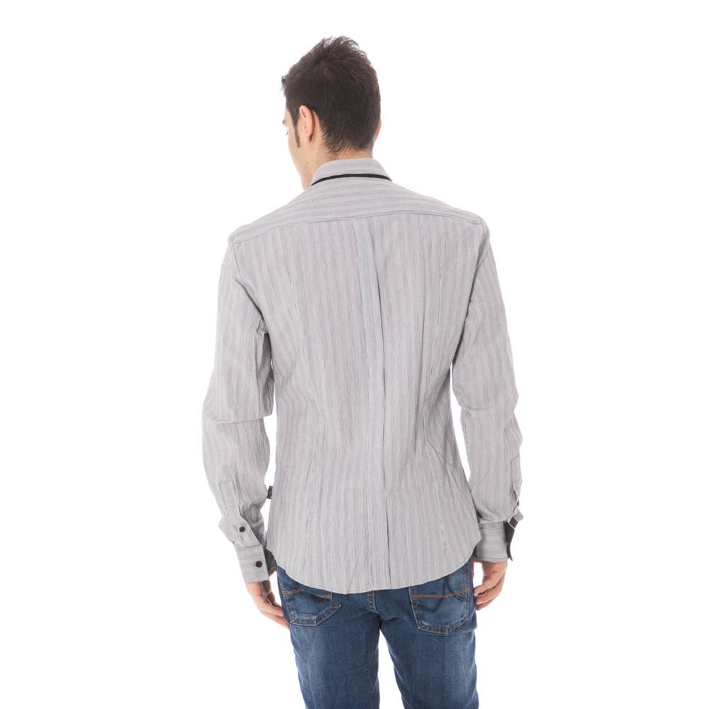 Costume National Weißes Baumwollhemd für Männer