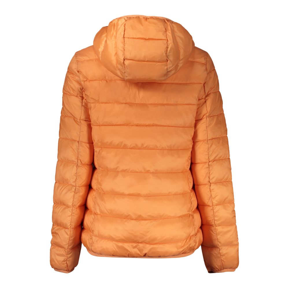 Norway 1963 Orange Polyamid Frauen Jacke