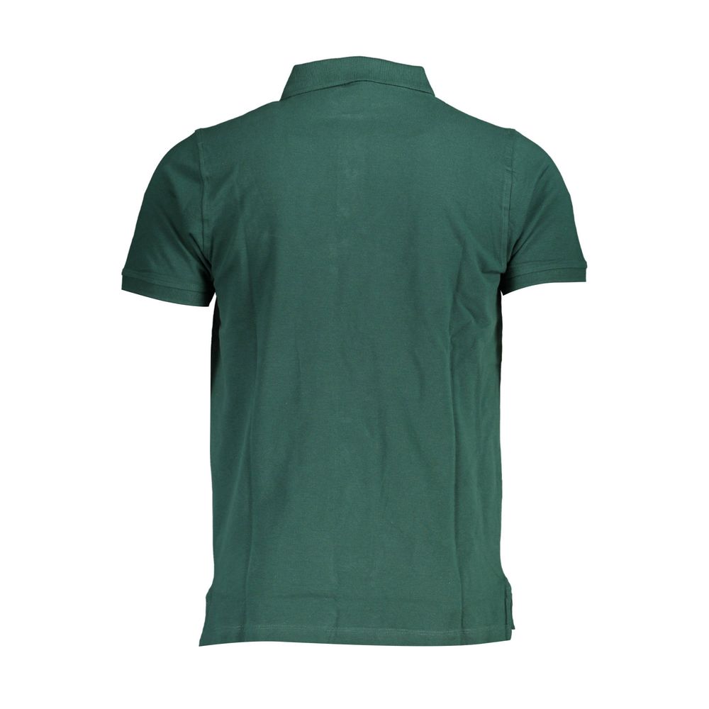 Norway 1963 Grünes Herren-Poloshirt aus Baumwolle
