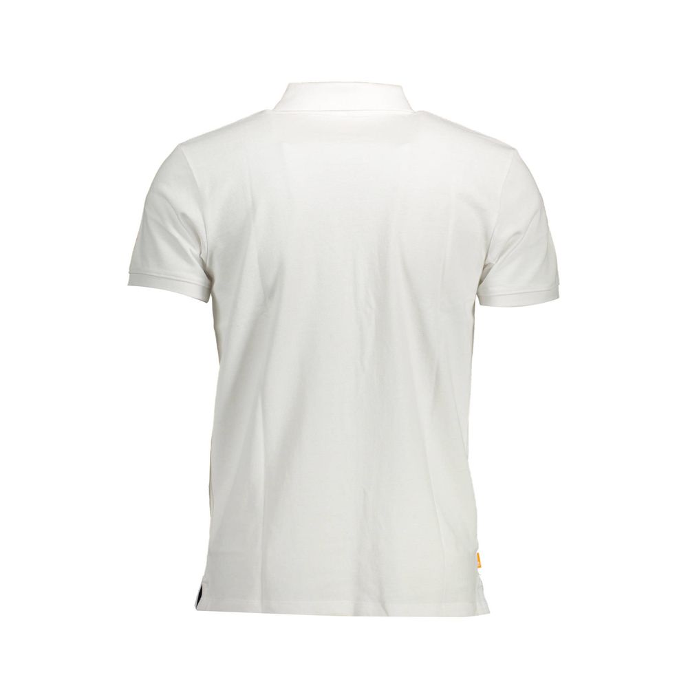 Timberland Weißes Baumwoll-Poloshirt für Männer