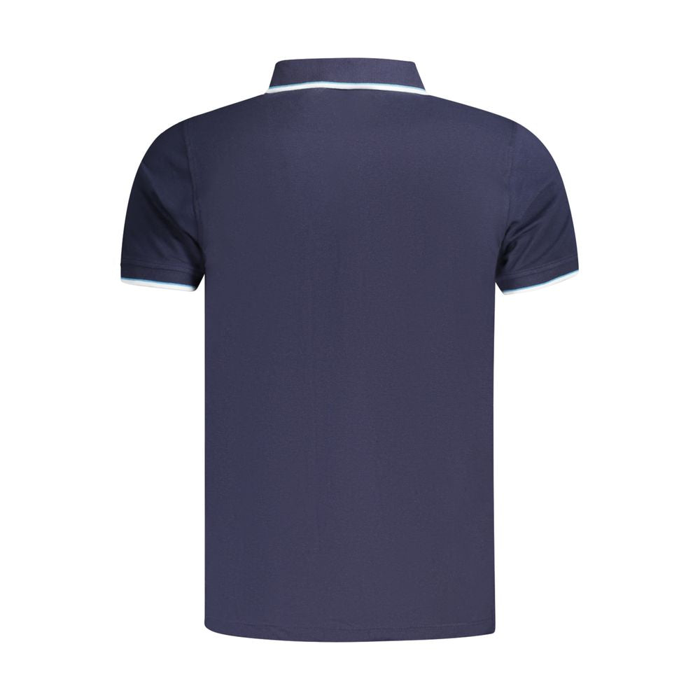Norway 1963 Blaues Baumwoll-Poloshirt für Männer