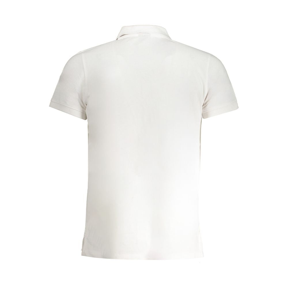 Norway 1963 Weißes Baumwoll-Poloshirt
