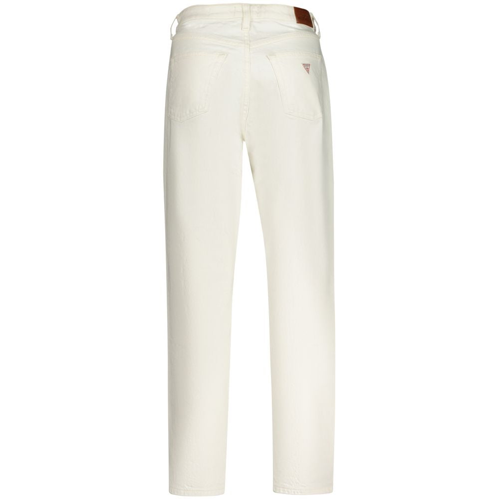 Guess Jeans Weiße Baumwoll-Jeans für Frauen