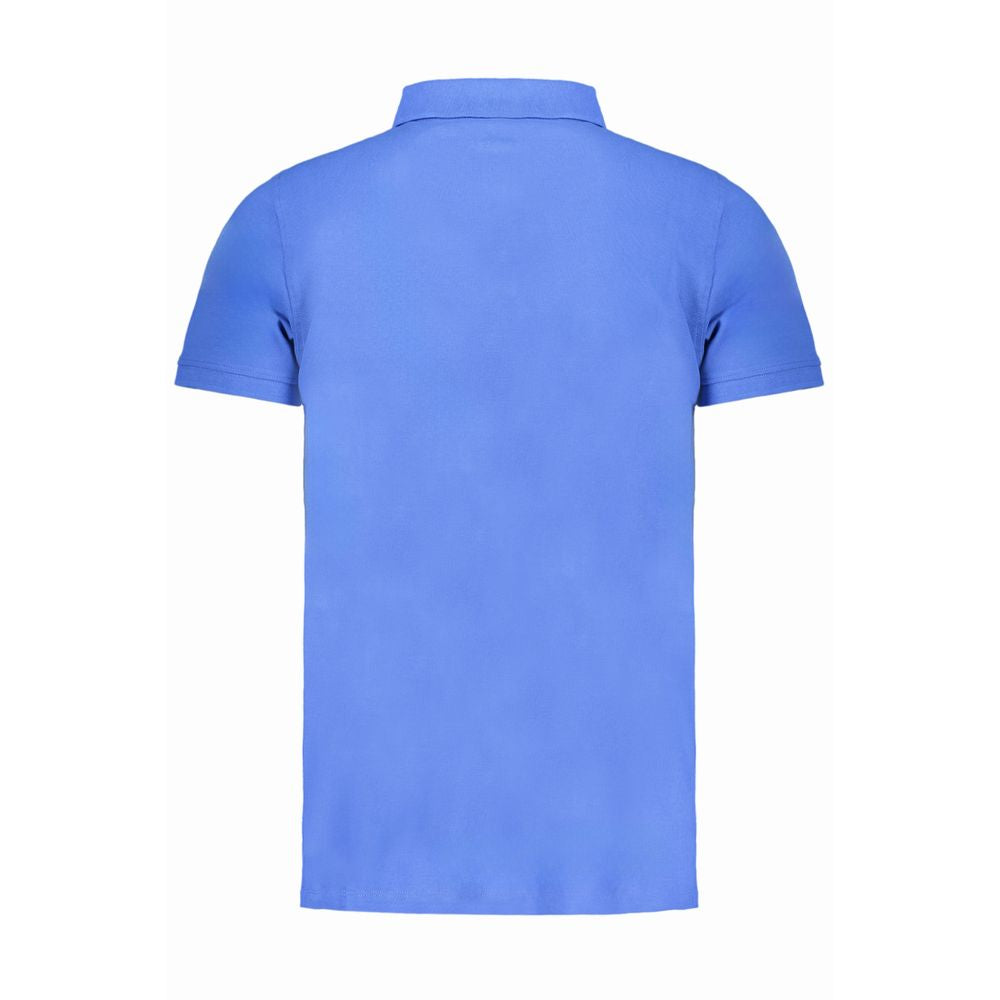 Norway 1963 Blaues Baumwoll-Poloshirt