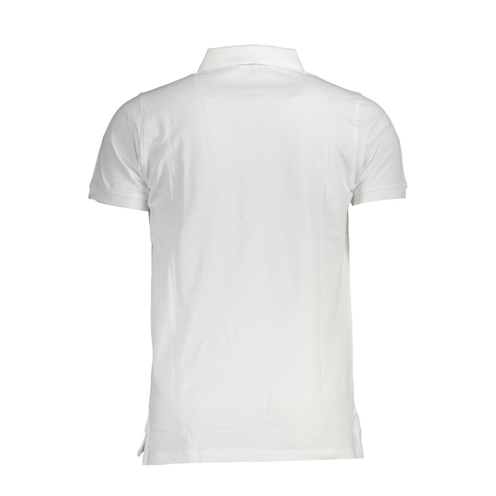 Norway 1963 Weißes Baumwoll-Poloshirt