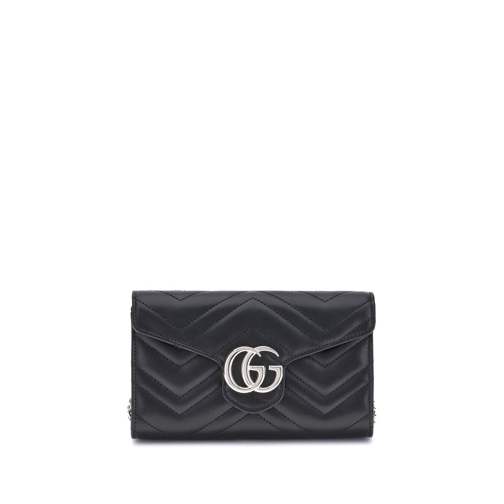 Gucci Schwarze Kalbsleder Bos Taurus Schultertasche