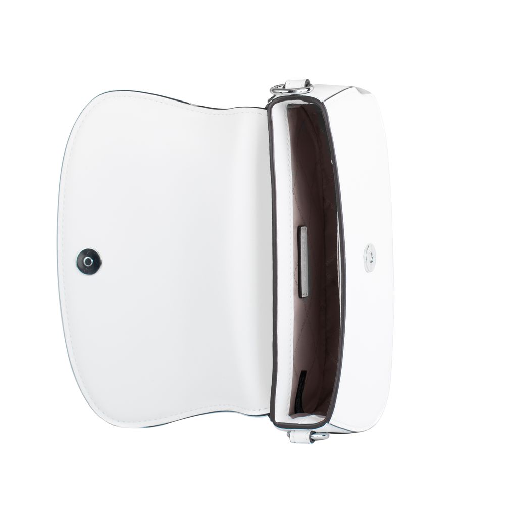 Michael Kors Weiße Leder Umhängetasche