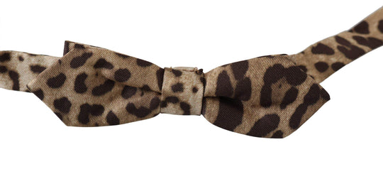 Dolce & Gabbana Exquisite Seidenfliege mit Leopardenmuster - Léoré