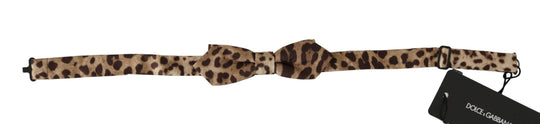Dolce & Gabbana Exquisite Seidenfliege mit Leopardenmuster - Léoré