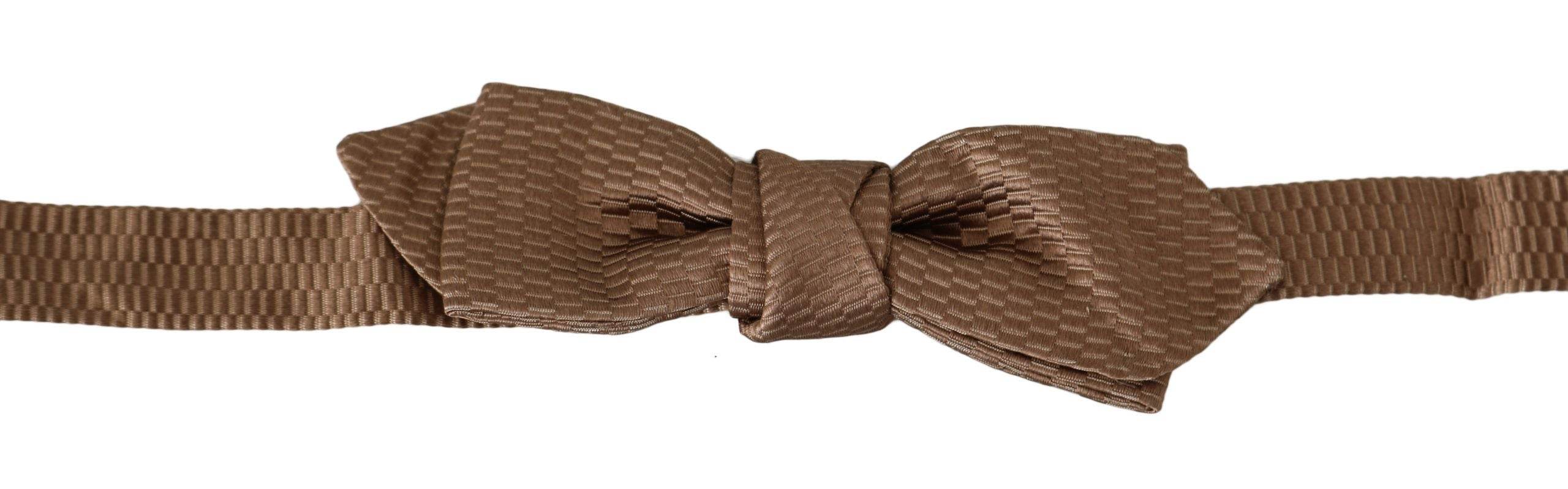 Dolce & Gabbana Elegante Braun-Gold-Fliege - Léoré