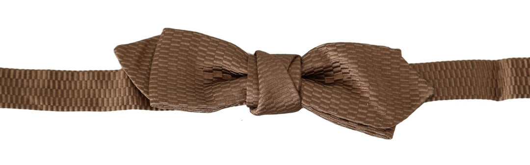 Dolce & Gabbana Elegante Braun-Gold-Fliege - Léoré
