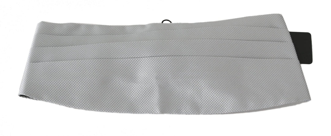Dolce & Gabbana Eleganter Kummerbund aus grauer Seide - Léoré
