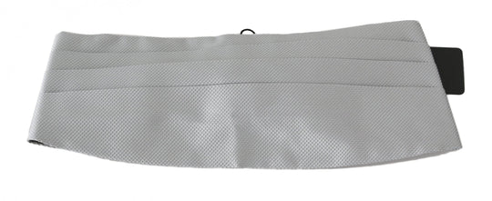 Dolce & Gabbana Eleganter Kummerbund aus grauer Seide - Léoré
