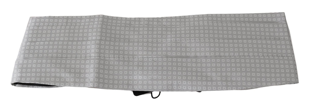 Dolce & Gabbana Eleganter Kummerbund aus grauer Seide - Léoré
