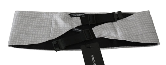 Dolce & Gabbana Eleganter Kummerbund aus grauer Seide - Léoré