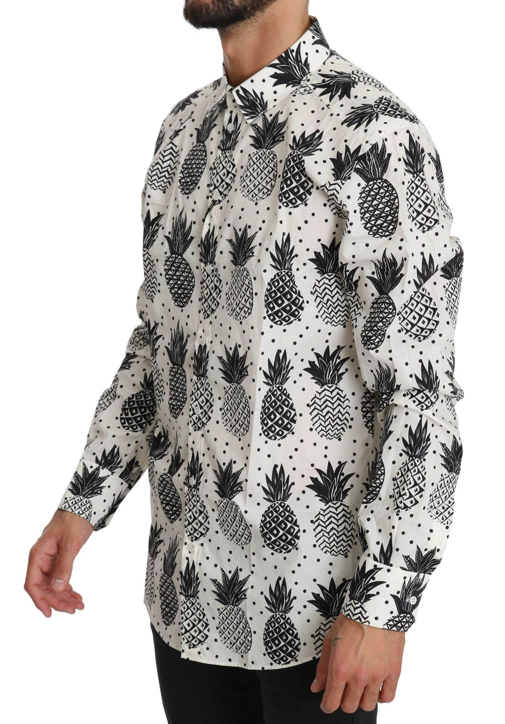 Dolce & Gabbana Elegantes weißes Freizeithemd aus Baumwolle - Léoré