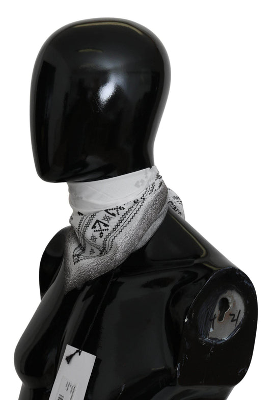 Costume National Schicker weißer Baumwollschal für Männer - Léoré