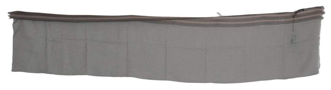 Costume National Eleganter grauer Baumwollschal für Männer - Léoré
