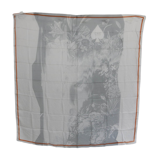 Costume National Eleganter Seidenschal mit Blumenmuster - Léoré
