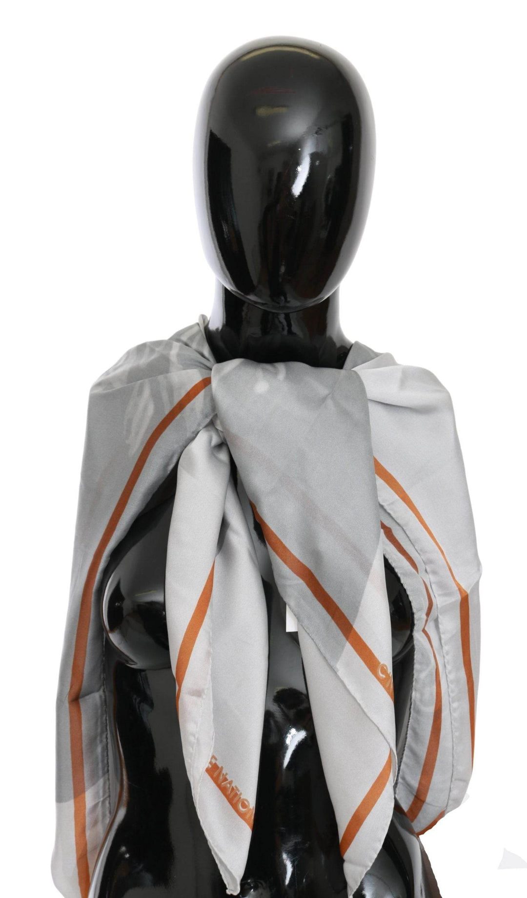 Costume National Eleganter floraler Seidenschal - Léoré