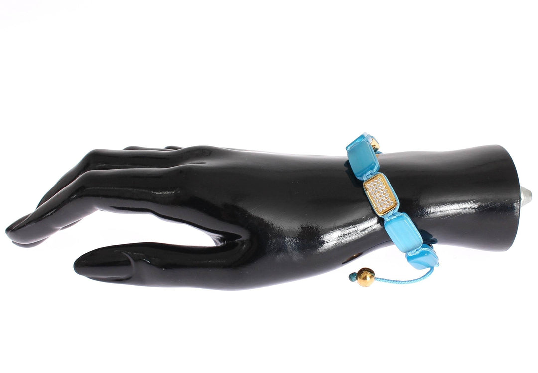 Nialaya Elegantes Armband mit blauem Opal und Diamantbesatz - Léoré