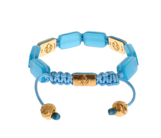 Nialaya Elegantes Armband mit blauem Opal und Diamantbesatz - Léoré
