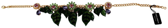 Dolce & Gabbana Elegante Blumenkette Sizilien Charme Halskette - Léoré