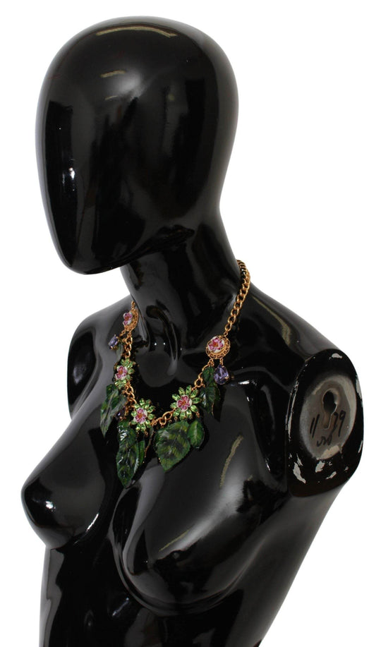 Dolce & Gabbana Elegante Blumenkette Sizilien Charme Halskette - Léoré