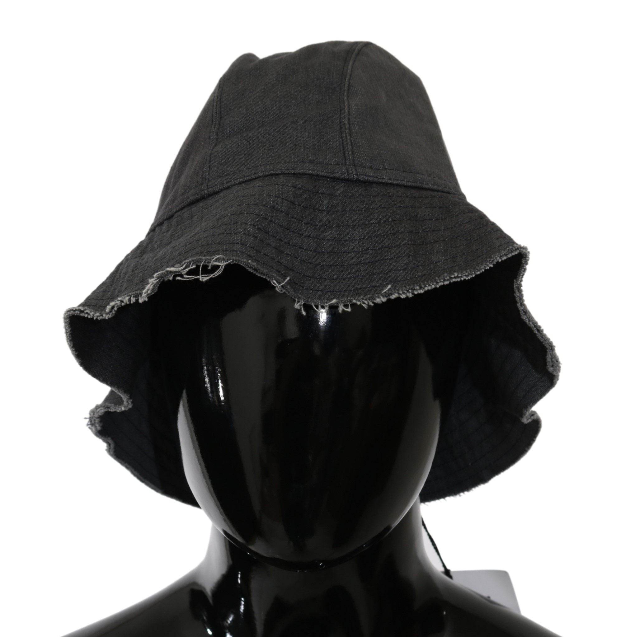 Costume National Schicker schwarzer Eimerhut - zeitloses Accessoire - Léoré