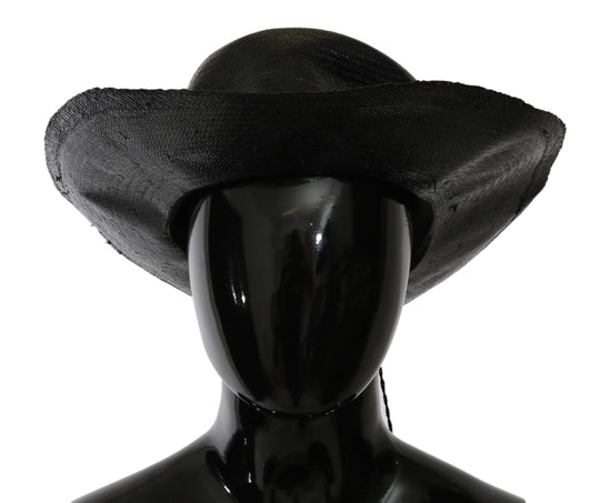 Costume National Schicker schwarzer Schlapphut - Zeitlose Eleganz - Léoré