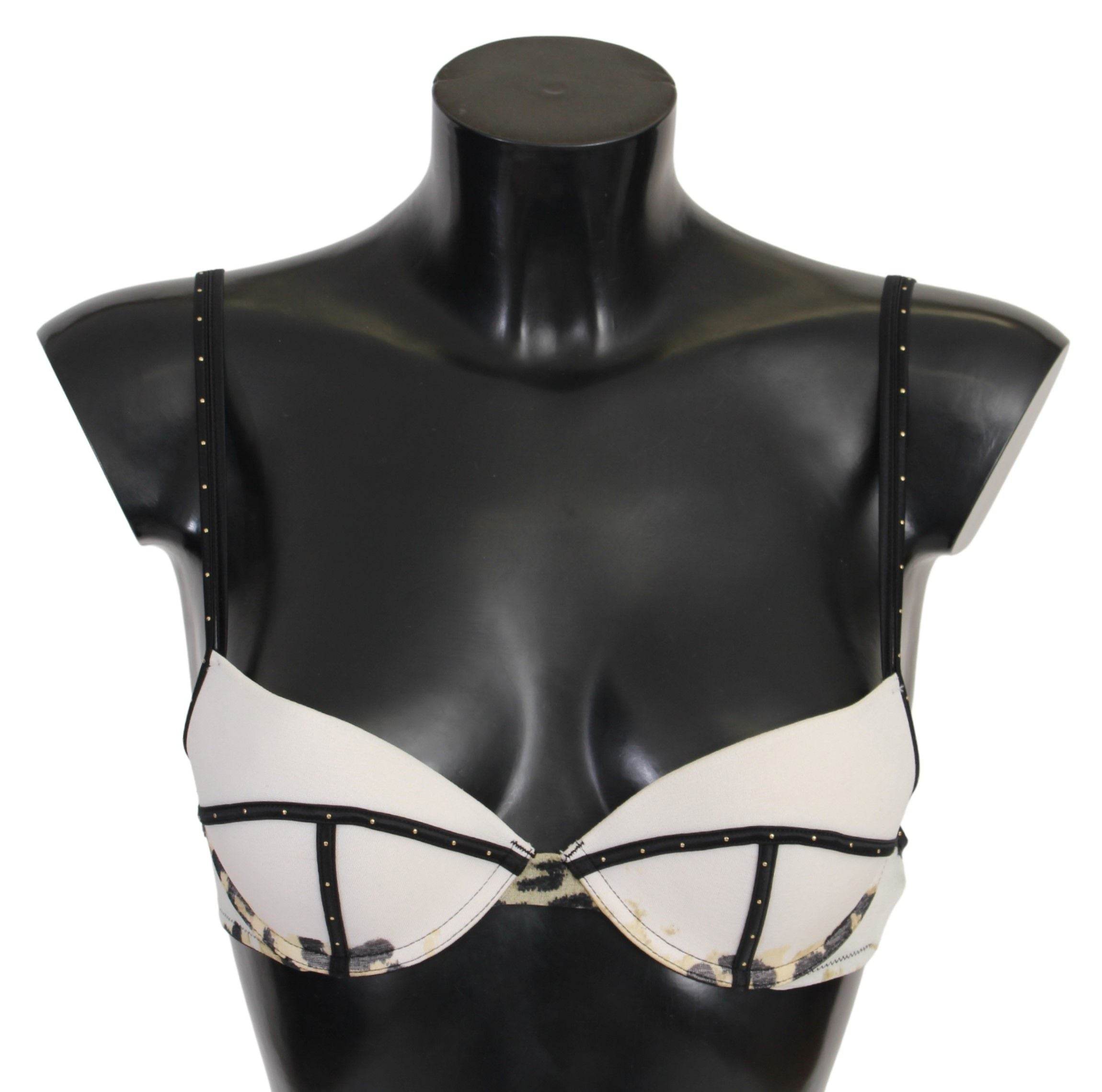 Just Cavalli Eleganter weißer Push-Up-BH mit Logo-Details - Léoré