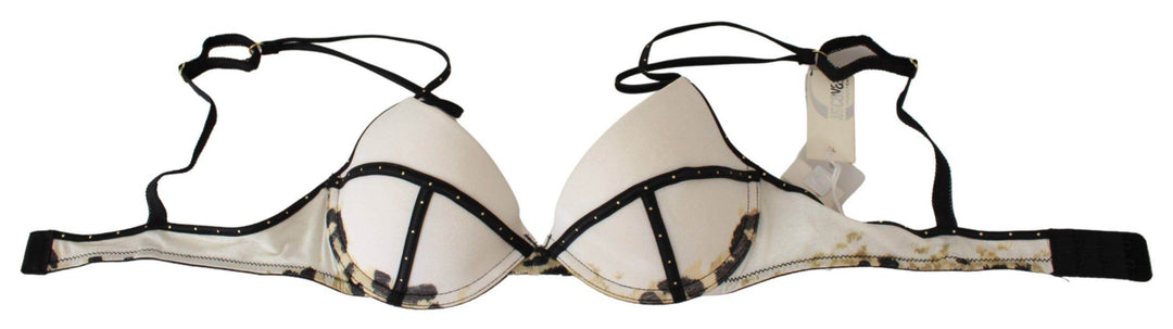 Just Cavalli Eleganter weißer Push-Up-BH mit Logo-Details - Léoré