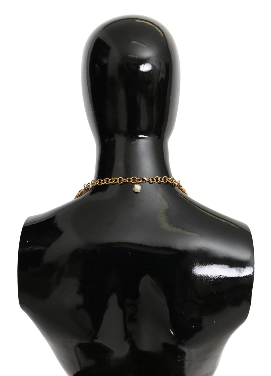 Dolce & Gabbana Elegante Statement-Halskette mit Kristall-Charme - Léoré