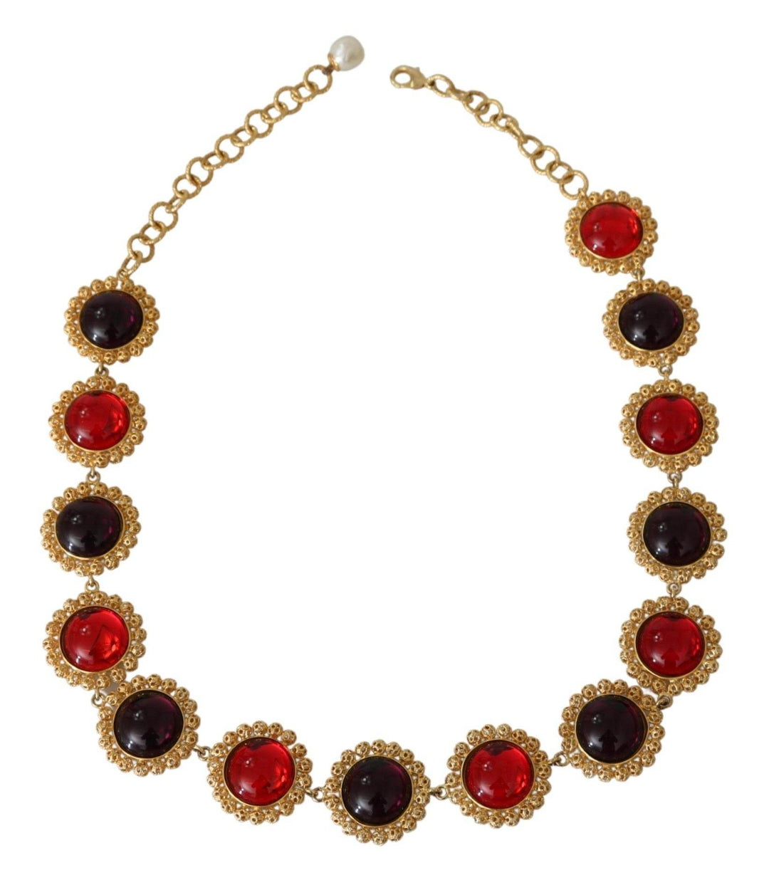 Dolce & Gabbana Elegante Statement-Halskette mit Kristall-Charme - Léoré