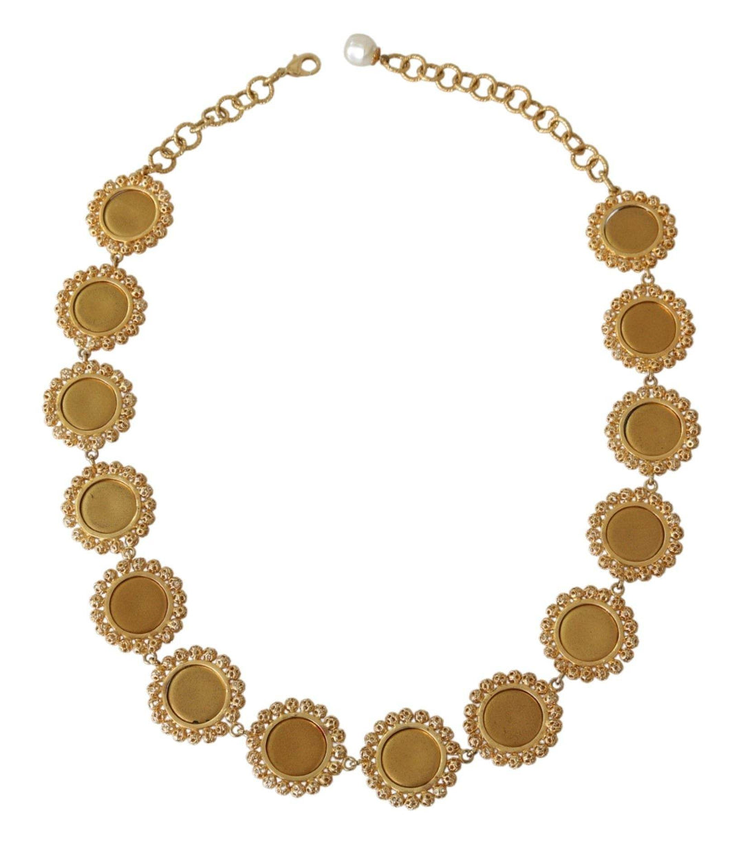 Dolce & Gabbana Elegante Statement-Halskette mit Kristall-Charme - Léoré