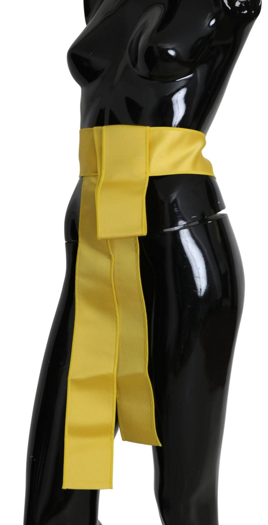 Dolce & Gabbana Schicker Seidengürtel Gelb Elegant für Frauen - Léoré