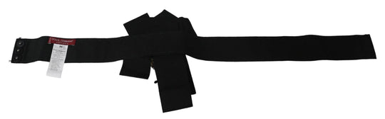 Dolce & Gabbana Eleganter schwarzer Kristall-Taillengürtel - Léoré
