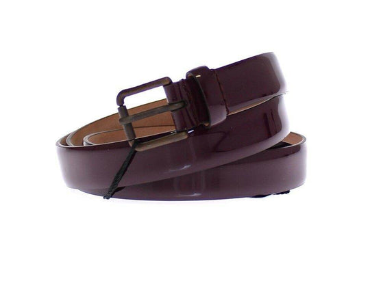 Dolce & Gabbana Eleganter lila Ledergürtel - Léoré