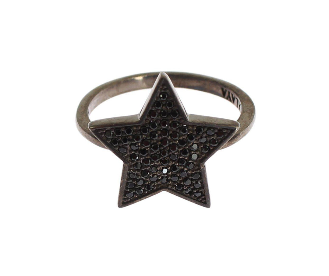 Nialaya Exquisite Sterling Silber CZ Kristall Ring - Léoré