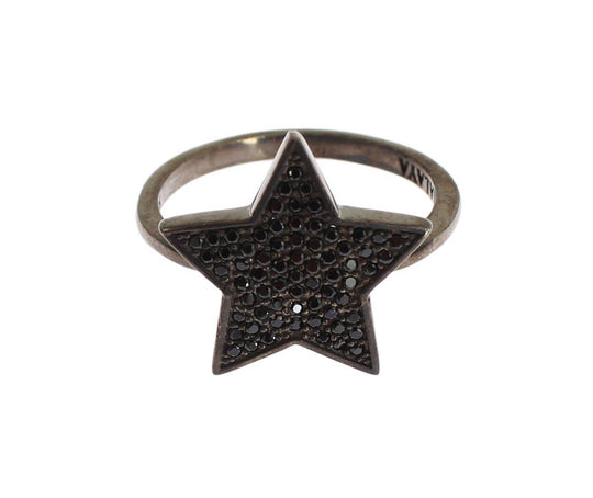 Nialaya Exquisite Sterling Silber CZ Kristall Ring - Léoré