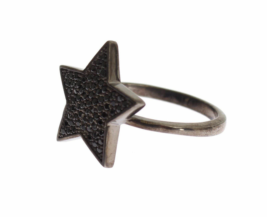 Nialaya Exquisite Sterling Silber CZ Kristall Ring - Léoré