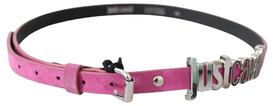 Just Cavalli Fuschia Pinker Leder-Gürtel - Léoré