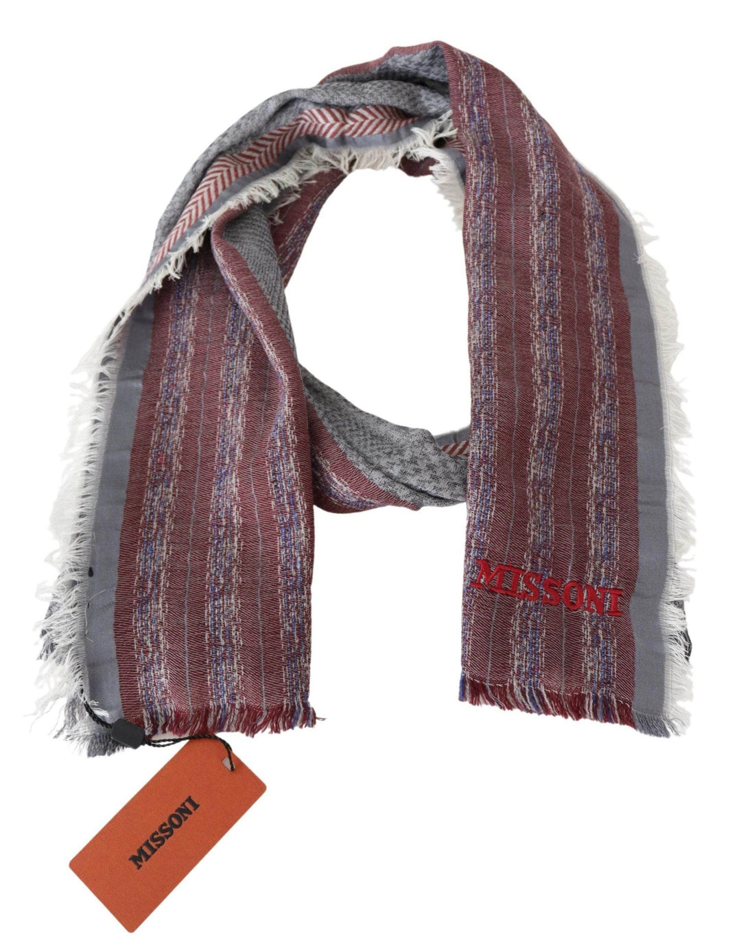 Missoni Schicker Multicolor Designer-Schal aus Wollmischung - Léoré