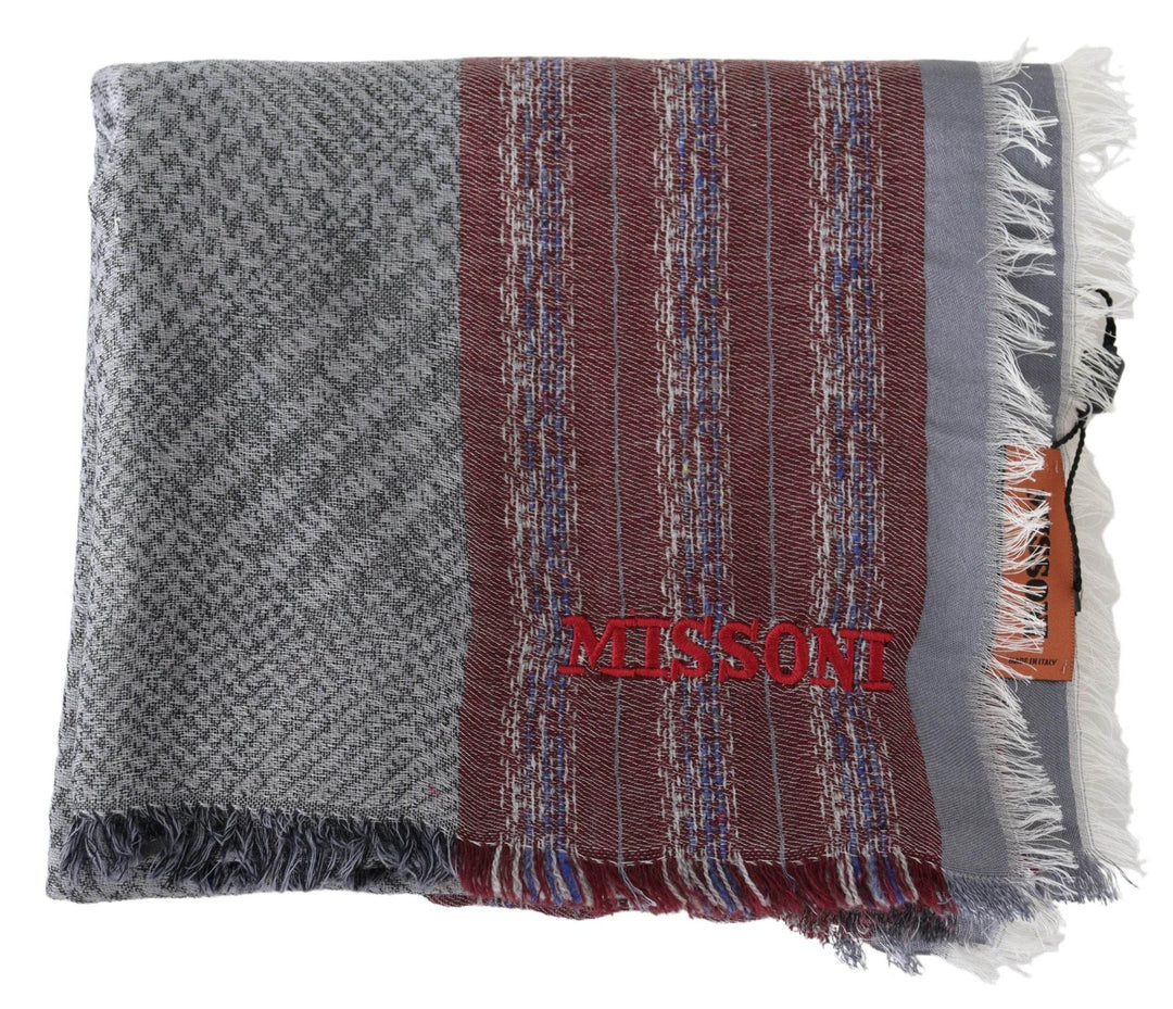 Missoni Schicker Multicolor Designer-Schal aus Wollmischung - Léoré