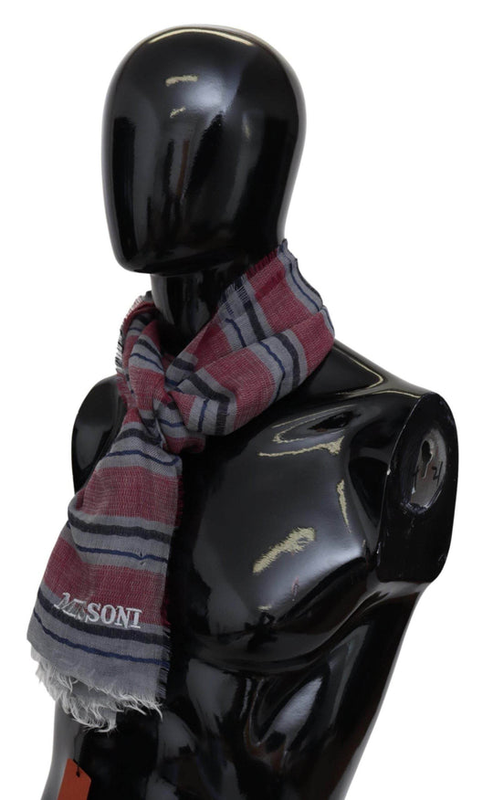 Missoni Eleganter mehrfarbig gestreifter Wollschal - Léoré