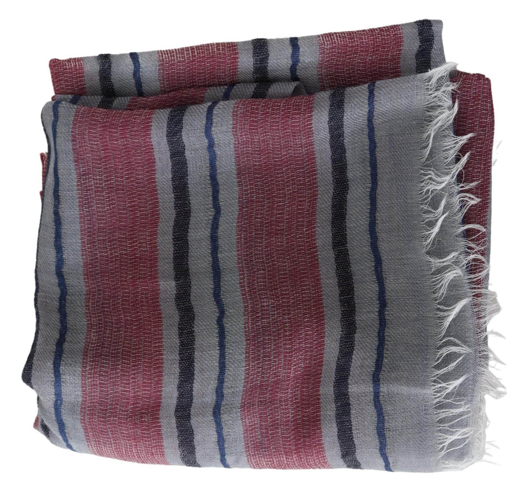 Missoni Eleganter mehrfarbig gestreifter Wollschal - Léoré