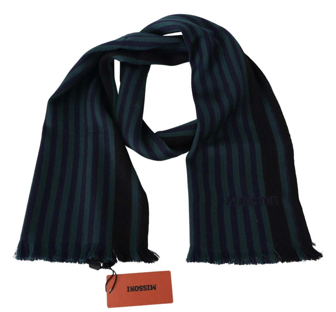 Missoni Eleganter Multicolor-Wollschal mit Fransen - Léoré