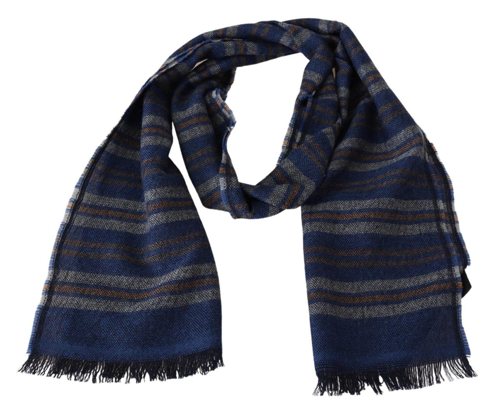 Missoni Schicker Multicolor-Wollschal Unisex mit Fransenmuster - Léoré