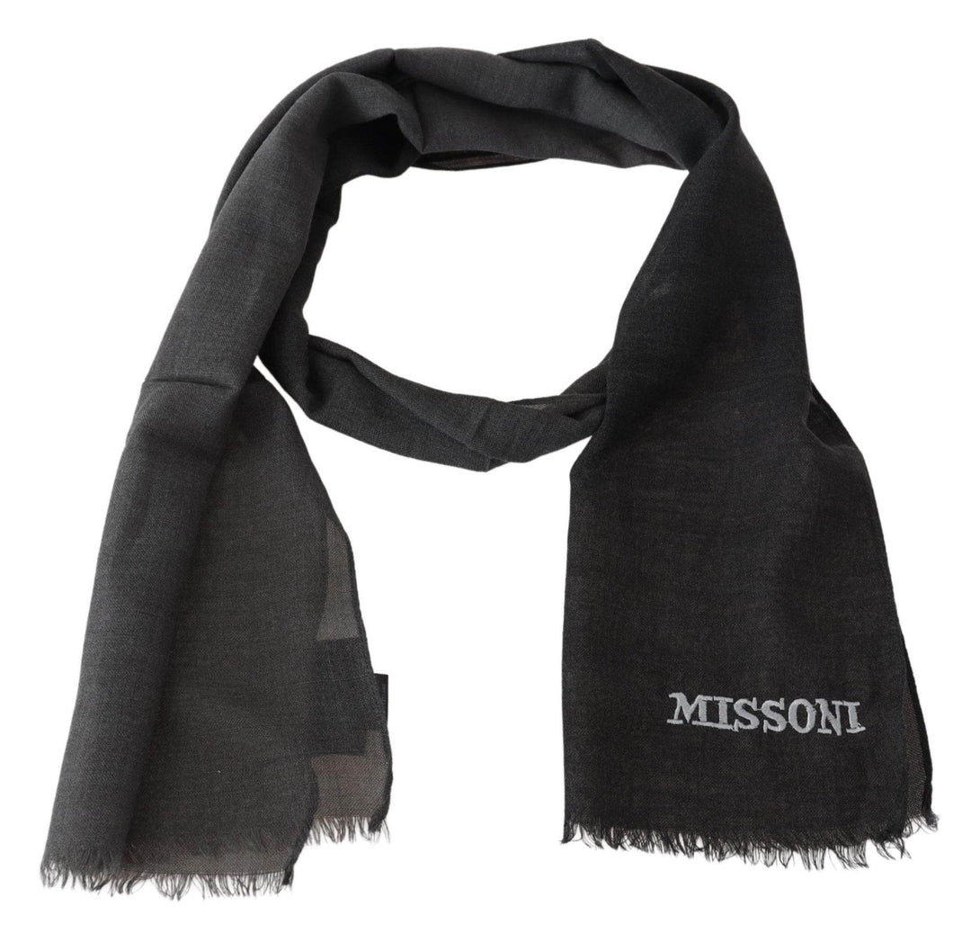 Missoni Prächtiger Wollschal mit Fransen - Léoré