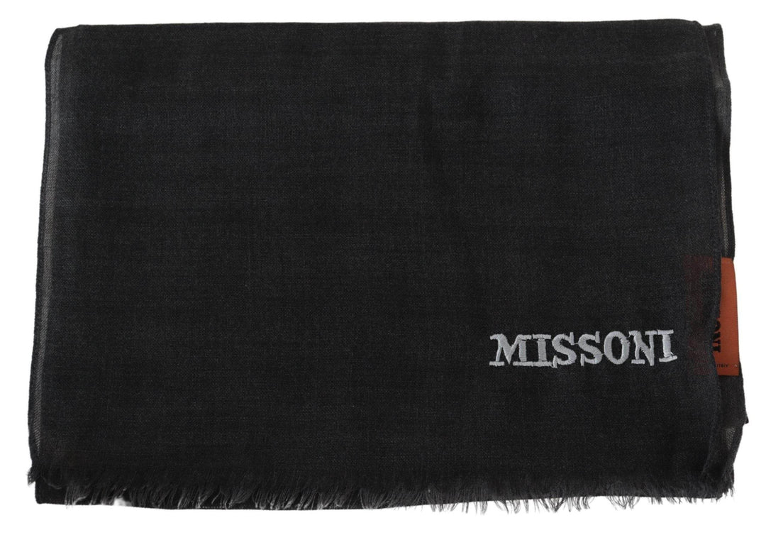 Missoni Prächtiger Wollschal mit Fransen - Léoré